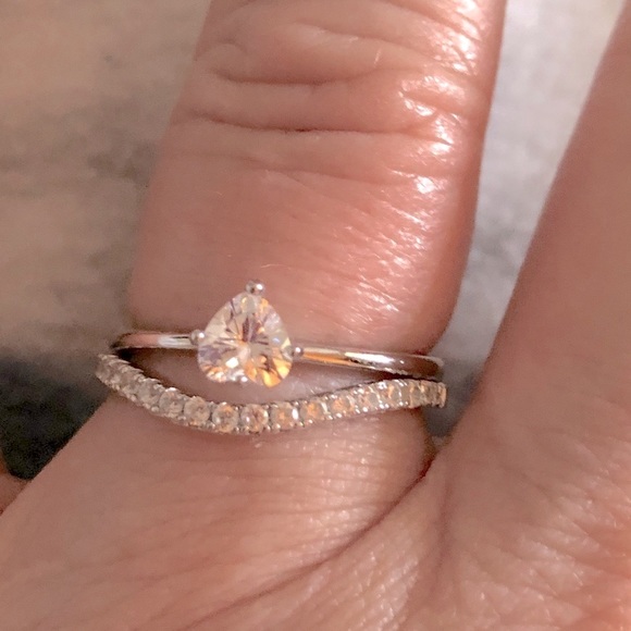 🚨50% off! Great for Daughters! 5A & 925 Sterling Silver Ring .67ct. - Picture 13 of 16